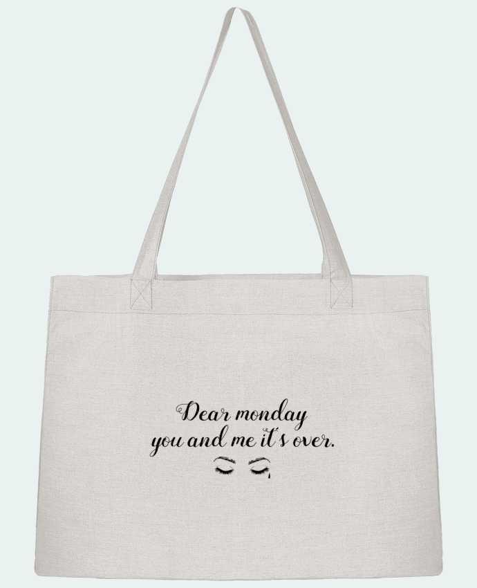 Shopping tote bag Stanley Stella Monday mood by tunetoo