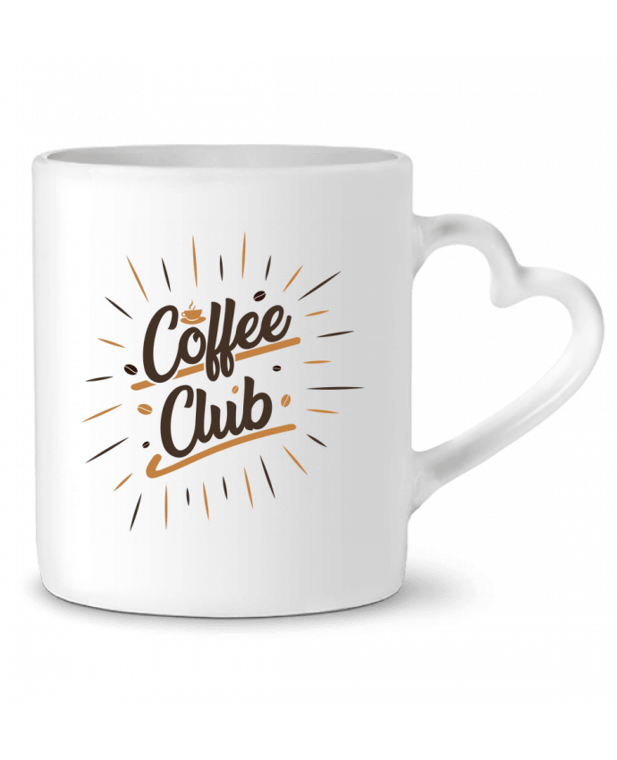 Mug coeur Coffee Club par tunetoo