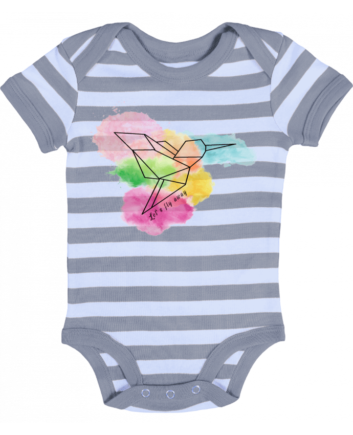 Baby Body striped Let's fly away - Cassiopia