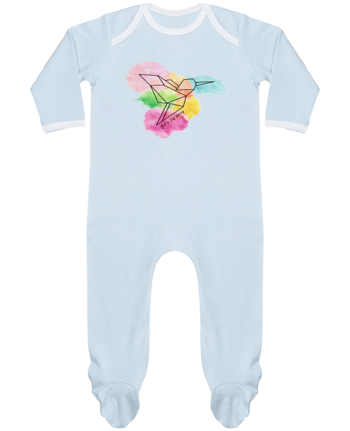 Body Pyjama Bébé Let's fly away par Cassiopia