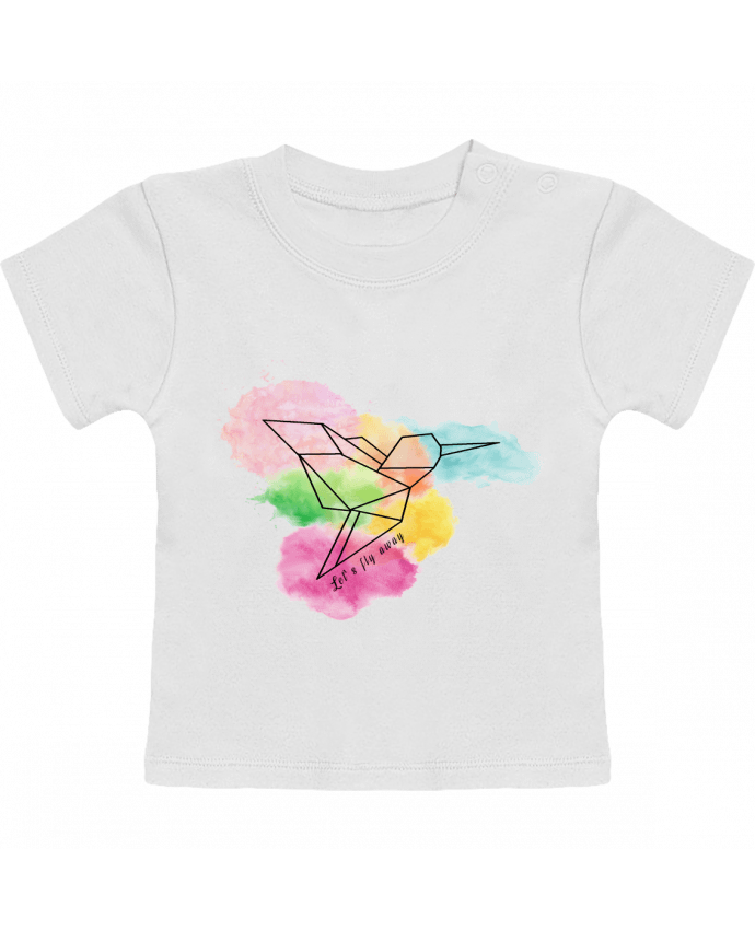 Camiseta Bebé Manga Corta Let's fly away manches courtes du designer Cassiopia