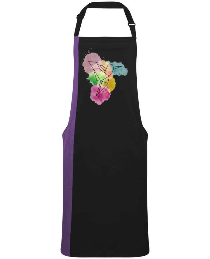 Two-tone long Apron Let's fly away by  Cassiopia