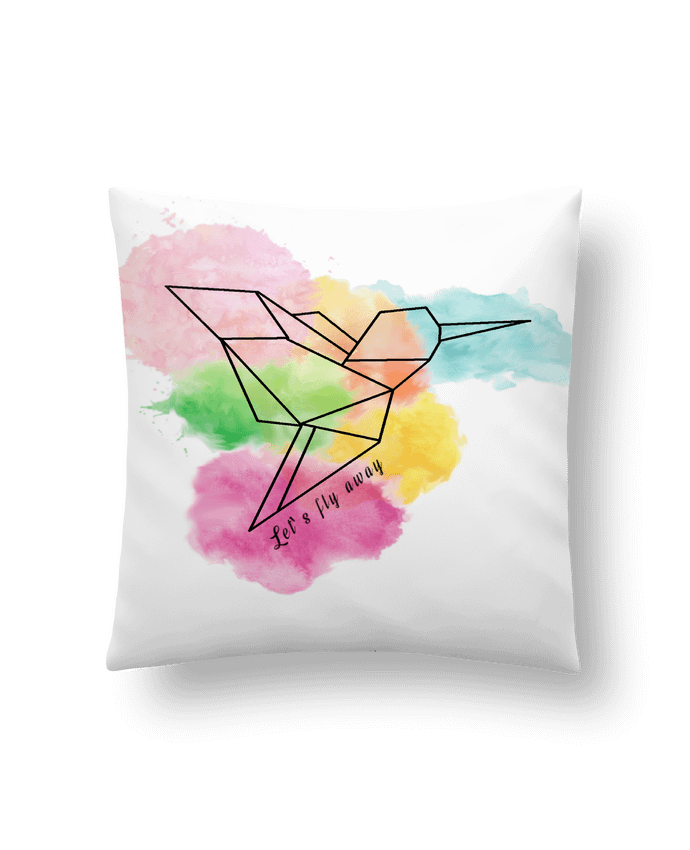 Cushion synthetic soft 45 x 45 cm Let's fly away by Cassiopia