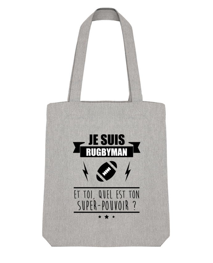 Tote Bag Stanley Stella Je suis rugbyman et toi, quel est ton super-pouvoir ? par Benichan 