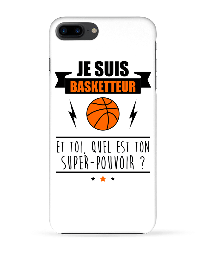 Coque iPhone 7 + Je suis basketteur et toi, quel est ton super-pouvoir ? par Benichan