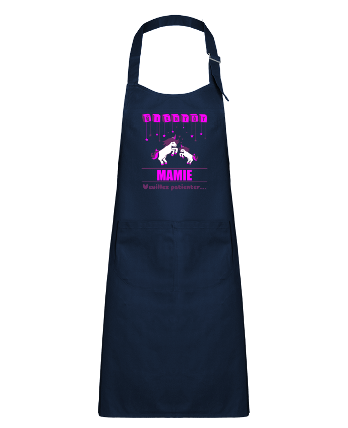 Kids chef pocket apron Bientôt Mamie, licorne by Benichan