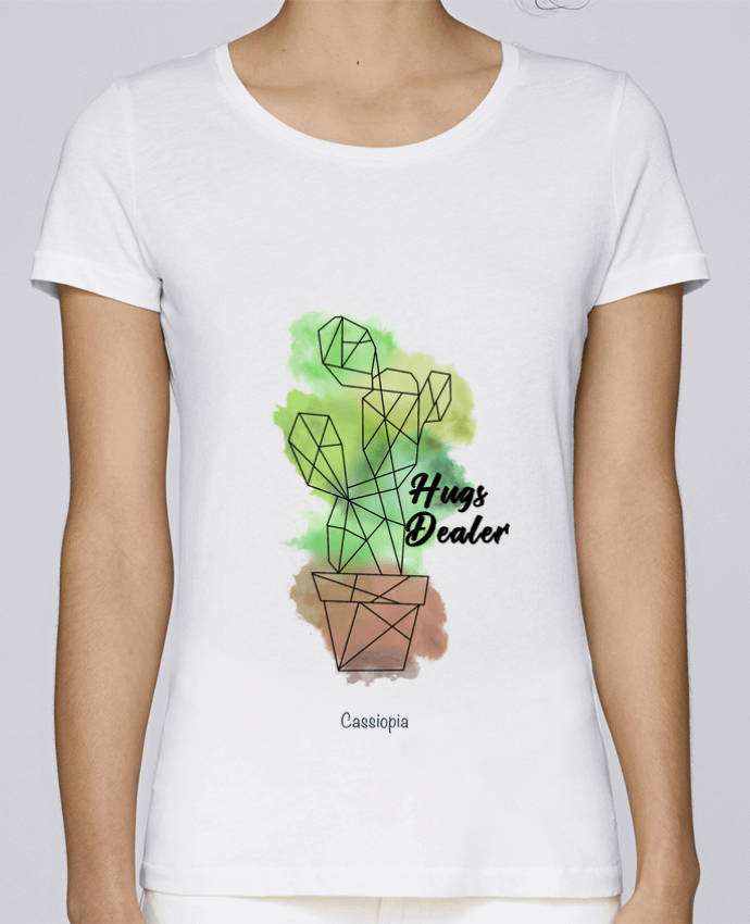 T-shirt Women Stella Loves cactus by Cassiopia®