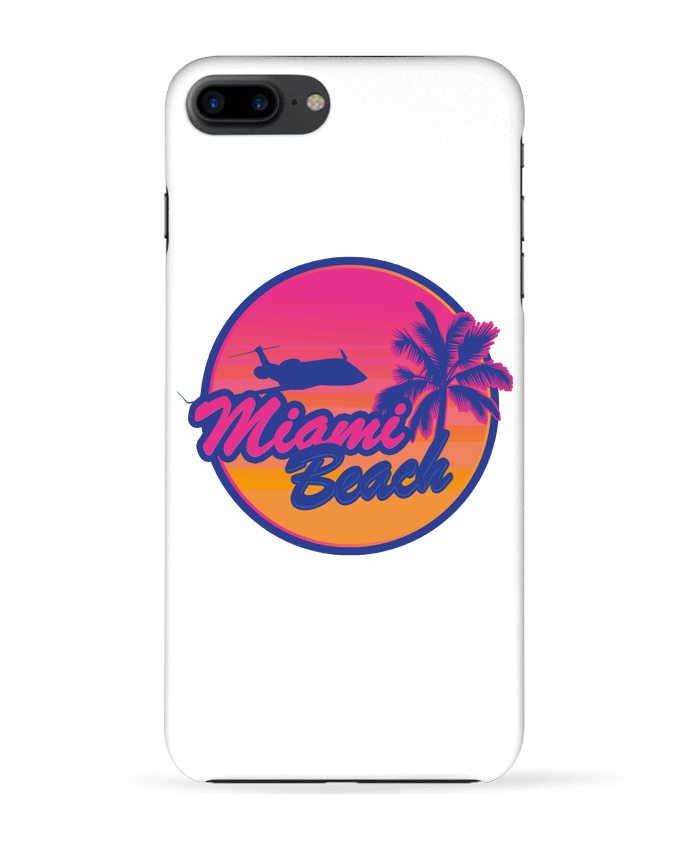Coque iPhone 7 + miami beach par Revealyou