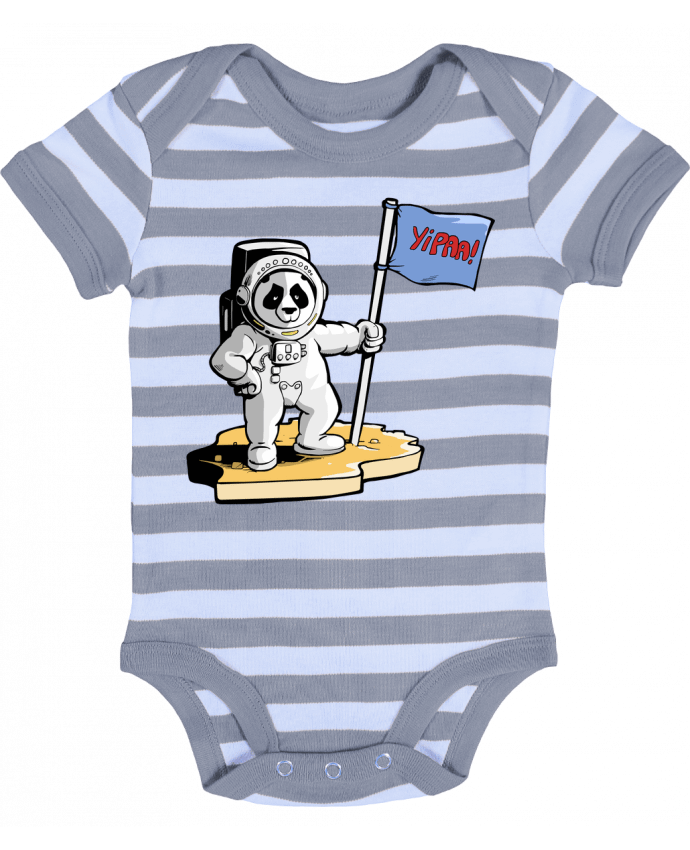 Baby Body striped Panda-cosmonaute - Tomi Ax - tomiax.fr