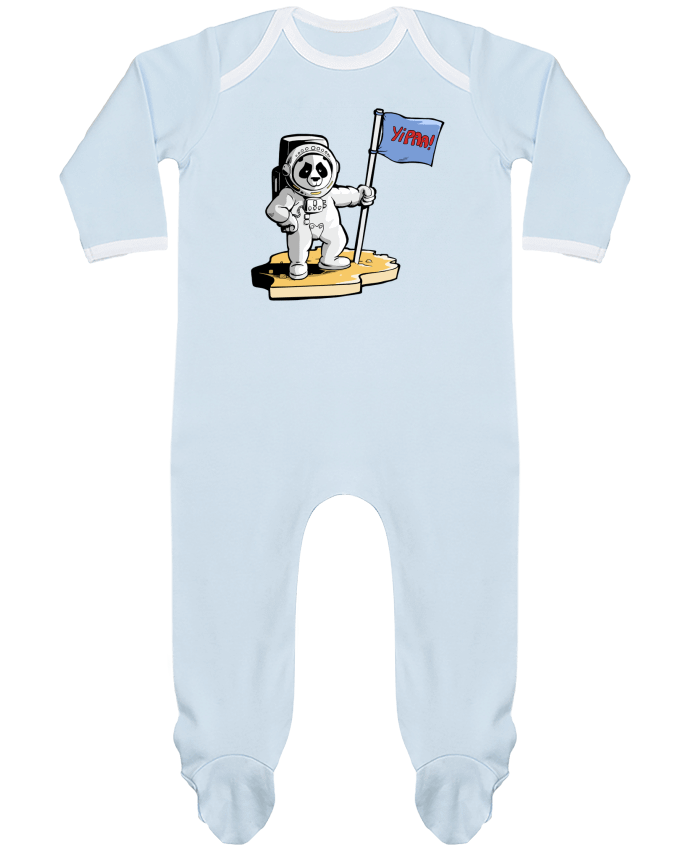 Pijama Bebé Manga Larga Contraste Panda-cosmonaute por Tomi Ax - tomiax.fr
