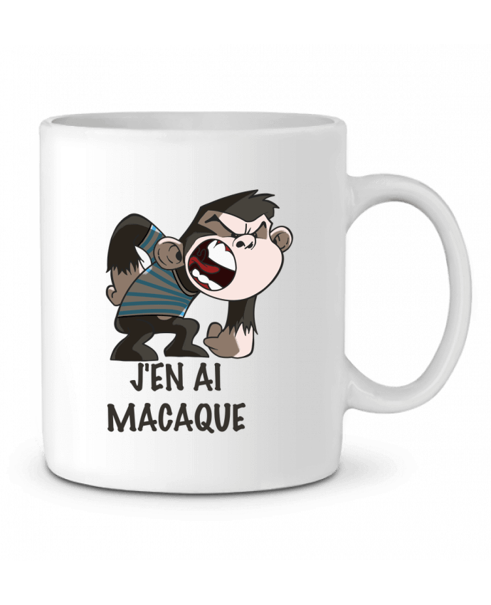Ceramic Mug J'en ai macaque ! by Le Cartooniste