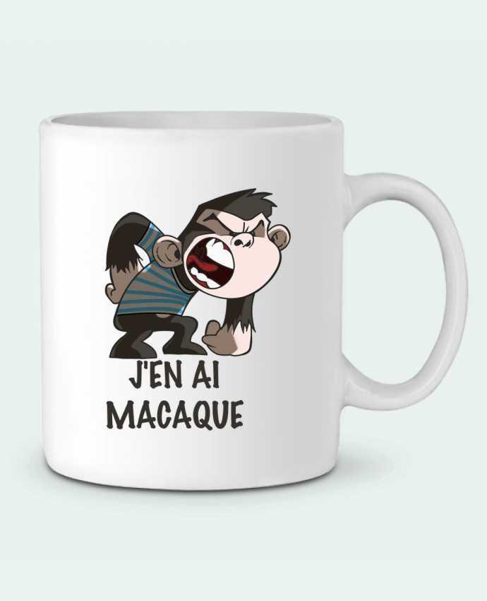 Taza Cerámica J'en ai macaque ! por Le Cartooniste