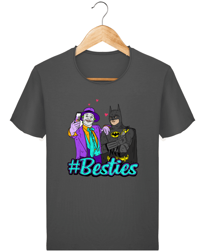 Camiseta Hombre Stanley Imagine Vintage #Besties Batman por Nick cocozza