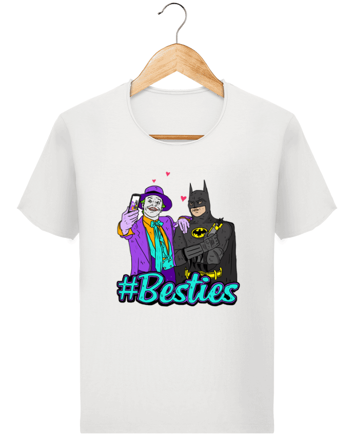  T-shirt Homme vintage #Besties Batman par Nick cocozza