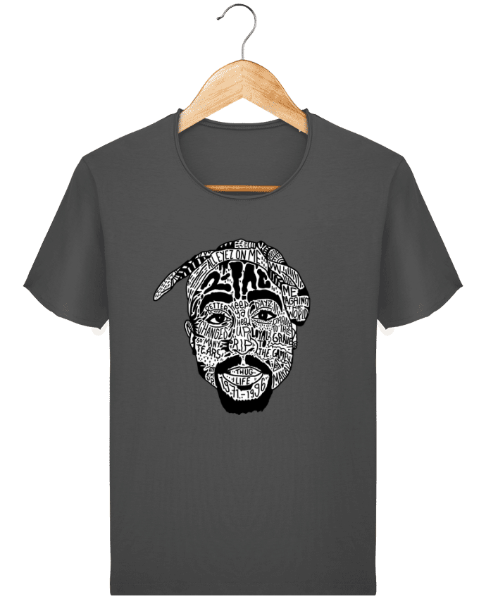  T-shirt Homme vintage Tupac par Nick cocozza