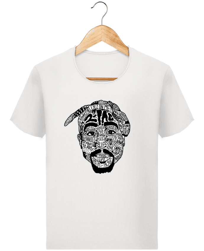  T-shirt Homme vintage Tupac par Nick cocozza