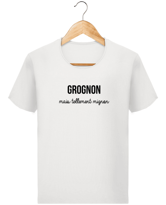  T-shirt Homme vintage Grognon par tunetoo