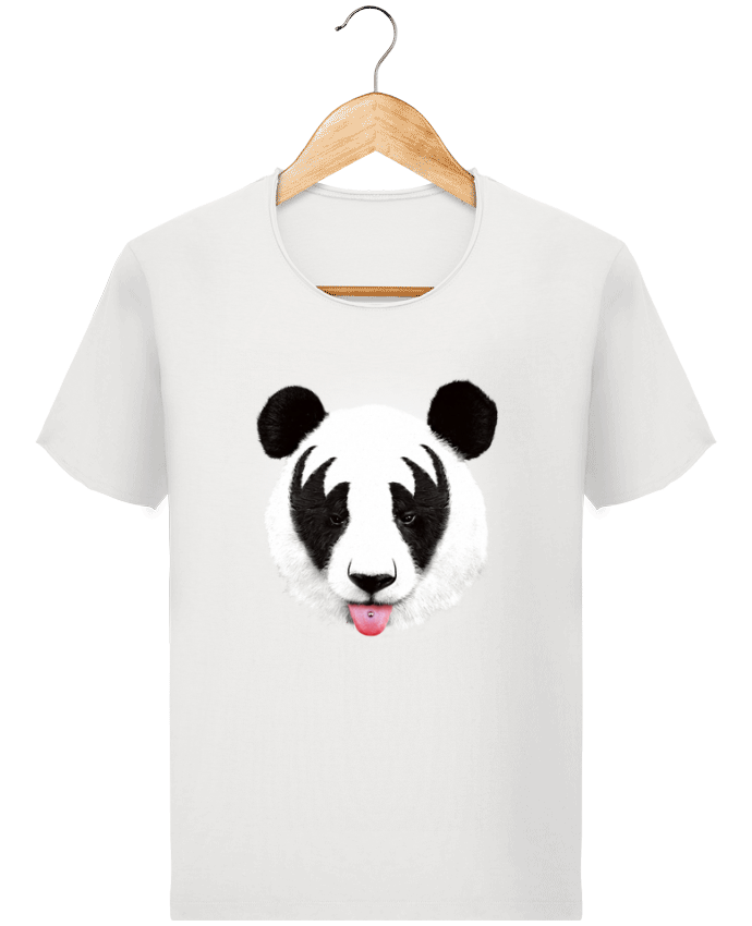  T-shirt Homme vintage Kiss of a panda par robertfarkas
