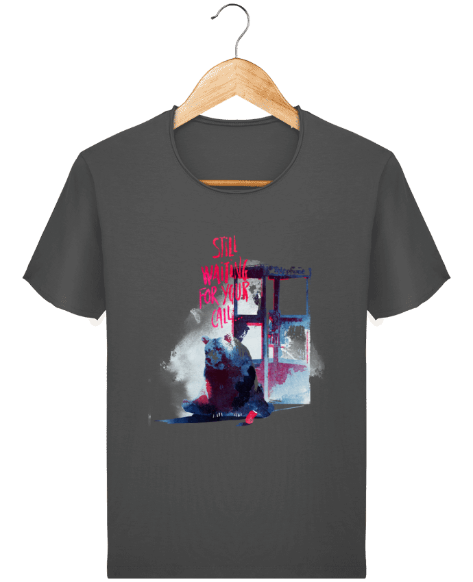  T-shirt Homme vintage Still waiting for your call par robertfarkas