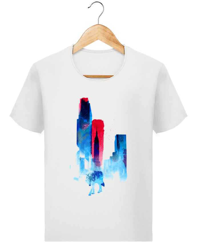 T-shirt Men Stanley Imagines Vintage The wolf of the city by robertfarkas