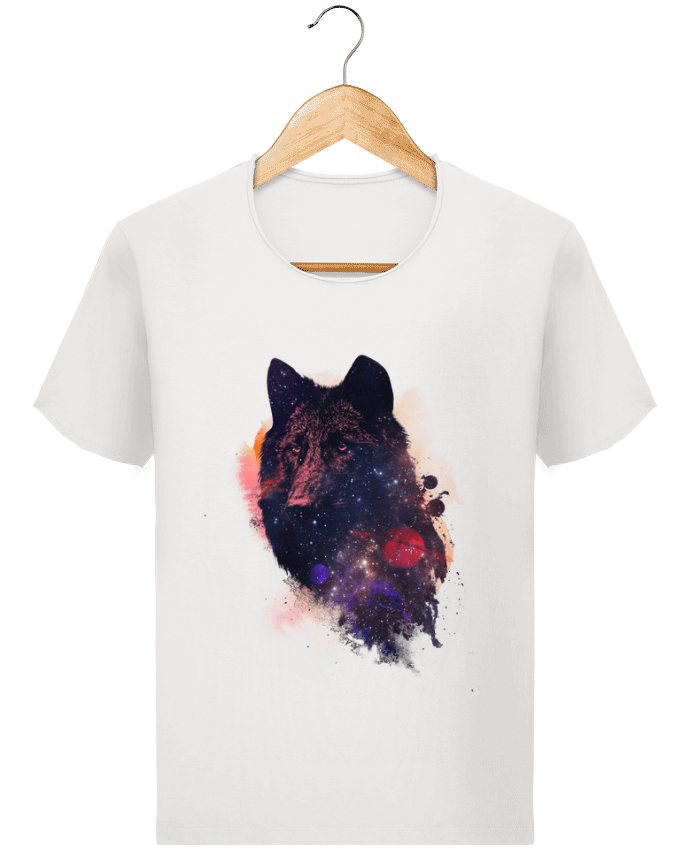  T-shirt Homme vintage Universal wolf par robertfarkas