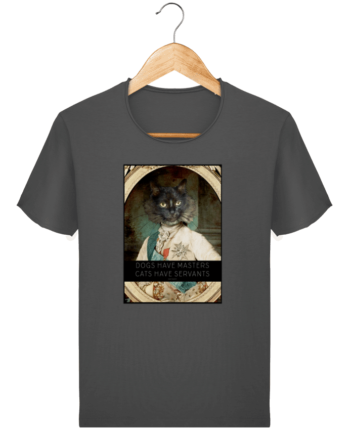 Camiseta Hombre Stanley Imagine Vintage King Cat por Tchernobayle