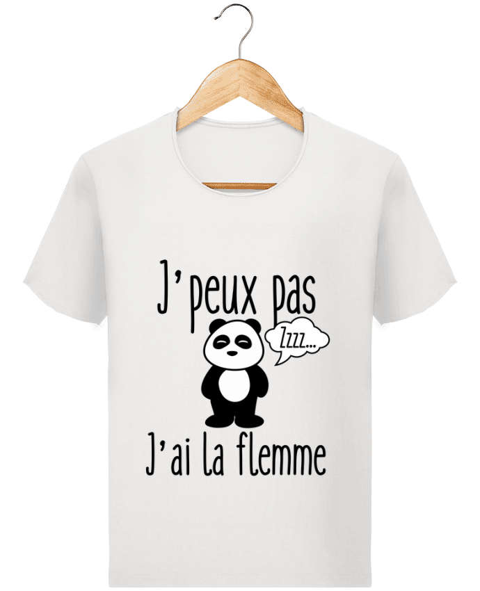 T-shirt Men Stanley Imagines Vintage J'peux pas j'ai la flemme by Benichan
