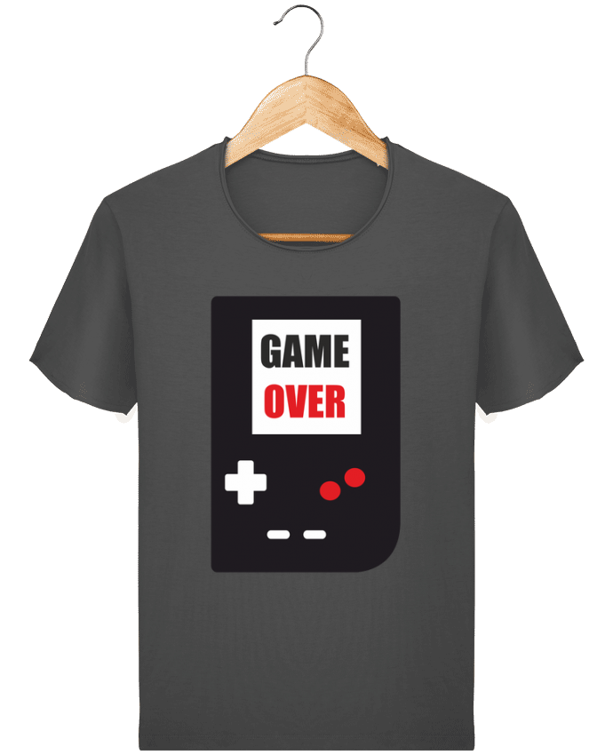 T-shirt Men Stanley Imagines Vintage Game Over Console Game Boy by Benichan