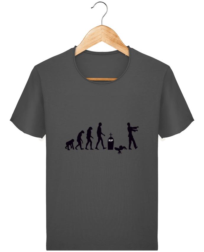  T-shirt Homme vintage Zombie évolution par Benichan