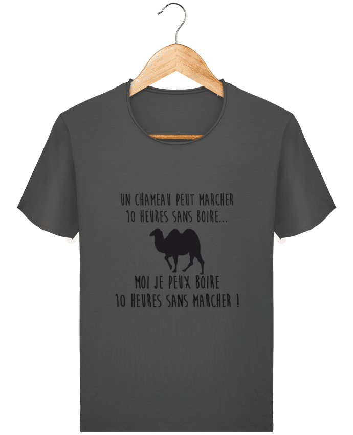 T-shirt Homme vintage Un chameau peut marcher 10 heures sans boire ... par Benichan