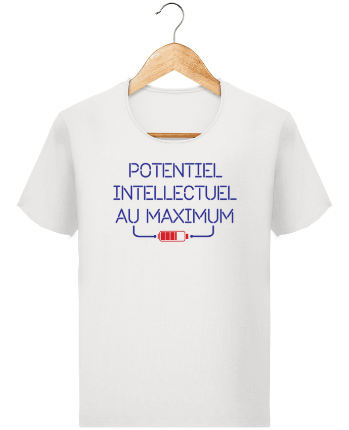  T-shirt Homme vintage Potentiel Intellectuel au Maximum par tunetoo