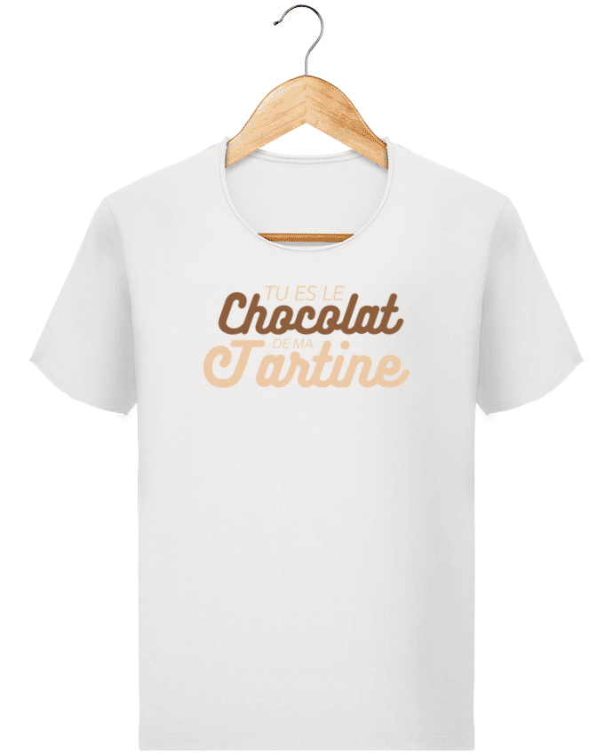  T-shirt Homme vintage Tu es le chocolat de ma tartine par tunetoo