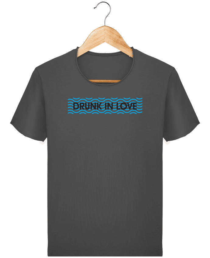  T-shirt Homme vintage Drunk in love par tunetoo