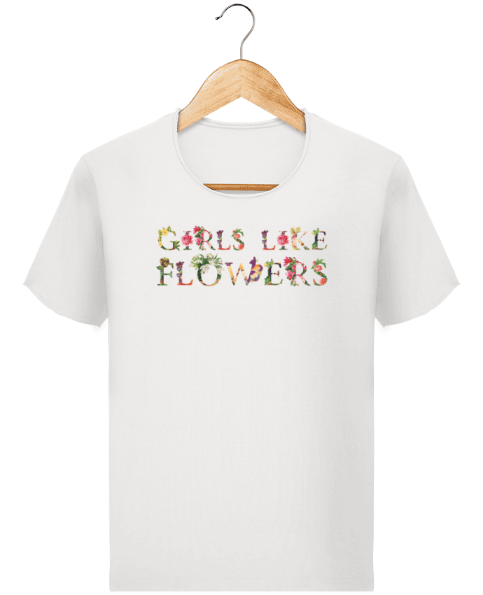  T-shirt Homme vintage Girls like flowers par tunetoo