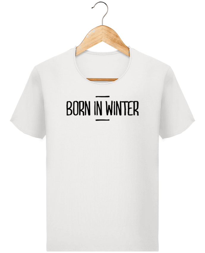  T-shirt Homme vintage Born in winter par tunetoo