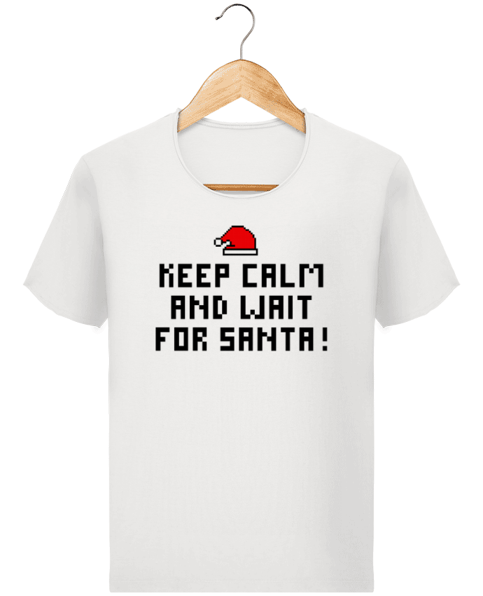  T-shirt Homme vintage Keep calm and wait for Santa ! par tunetoo