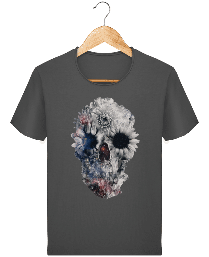 Camiseta Hombre Stanley Imagine Vintage Floral skull 2 por ali_gulec