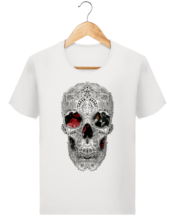 Camiseta Hombre Stanley Imagine Vintage Lace skull 2 light por ali_gulec