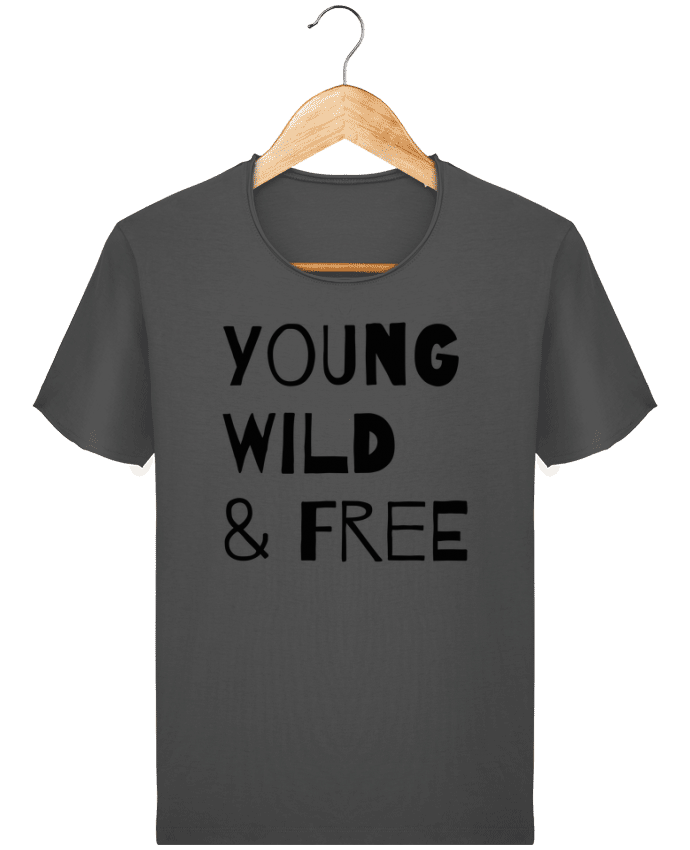  T-shirt Homme vintage YOUNG, WILD, FREE par tunetoo