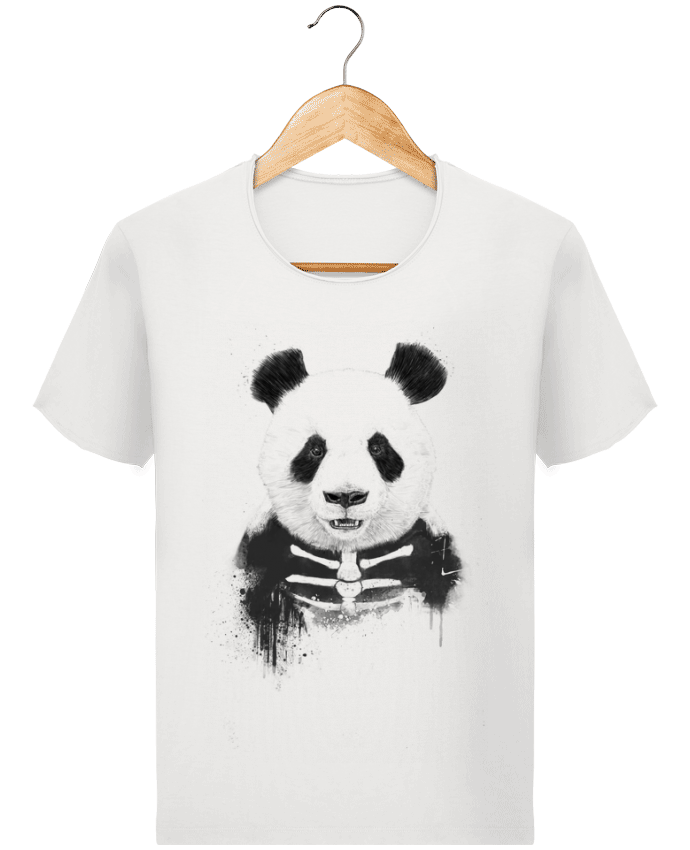 Camiseta Hombre Stanley Imagine Vintage Zombie Panda por Balàzs Solti