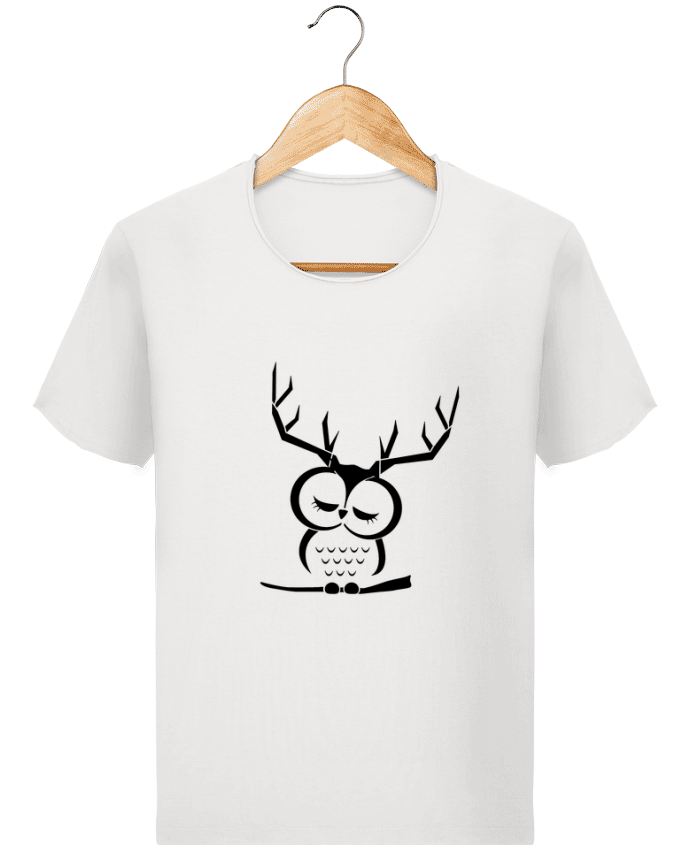 Camiseta Hombre Stanley Imagine Vintage Hibou cerf por Ikare