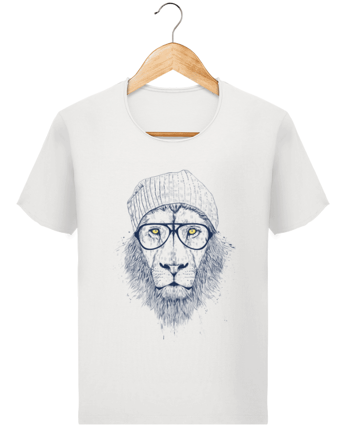  T-shirt Homme vintage Cool Lion par Balàzs Solti