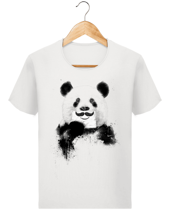 T-shirt Men Stanley Imagines Vintage Funny Panda by Balàzs Solti