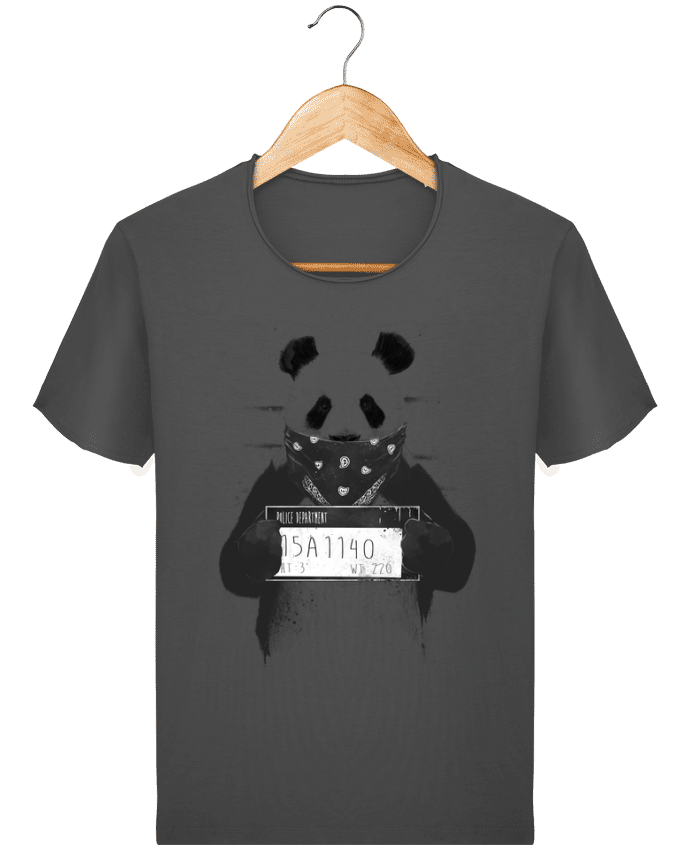  T-shirt Homme vintage Bad panda par Balàzs Solti
