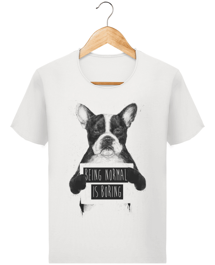 T-shirt Men Stanley Imagines Vintage Being normal is boring by Balàzs Solti