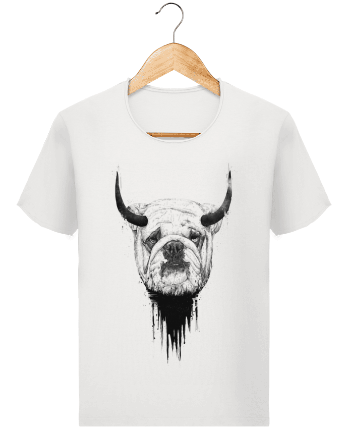  T-shirt Homme vintage Bulldog par Balàzs Solti