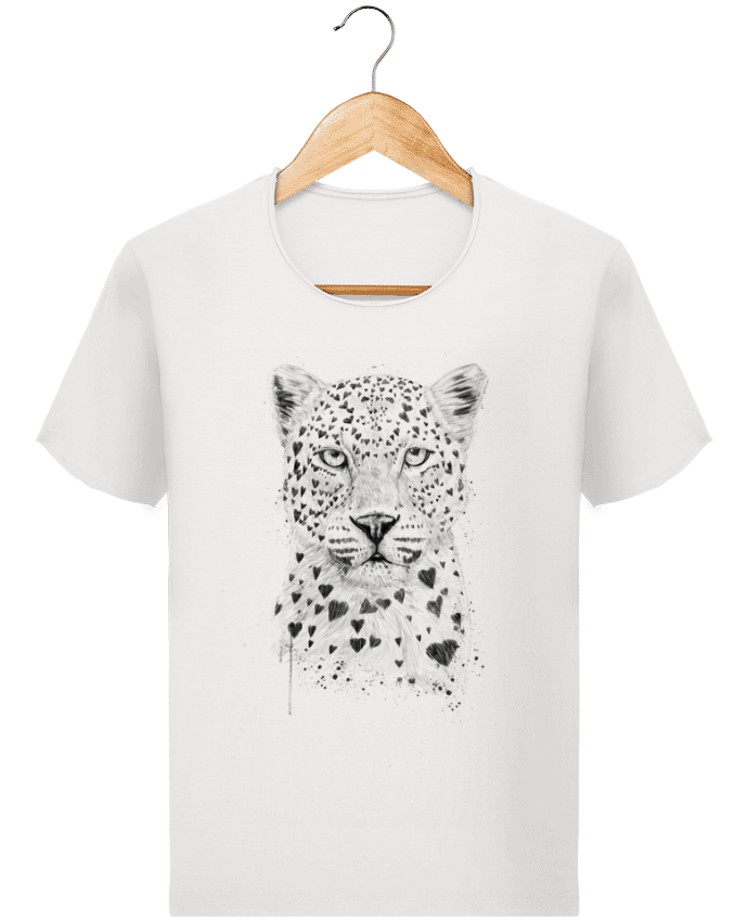  T-shirt Homme vintage lovely_leopard par Balàzs Solti