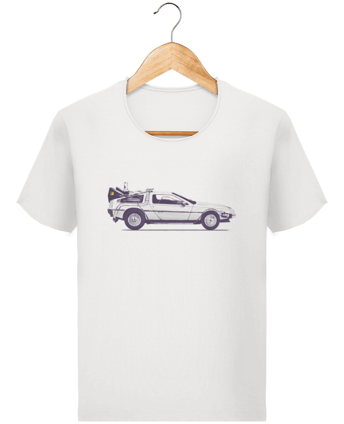 Camiseta Hombre Stanley Imagine Vintage Dolorean por Florent Bodart