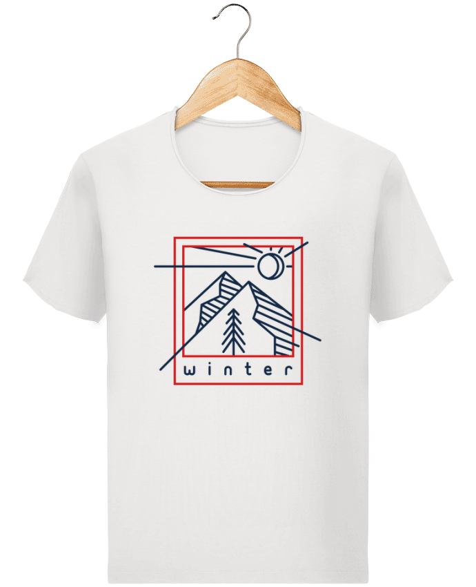  T-shirt Homme vintage Winter polaroid par tunetoo