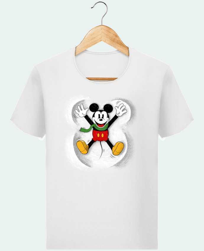 T-shirt Men Stanley Imagines Vintage Mickey in snow by Florent Bodart